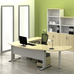 Executive Table+Side Connection+CPU Holder+Combination Of Low Cabinet+Low&Medium&High Cabinet