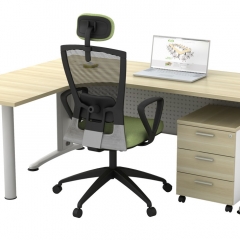 Superior Compact Table(L)+Mobile Pedestal-b