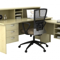 Standard&Side Table+Reception Counter Top+Fixed Pedestal