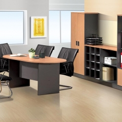 Oval Conference Table+Low&Medium Cabinet