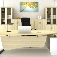 Director Table Set+Side&Medium&High Cabinet