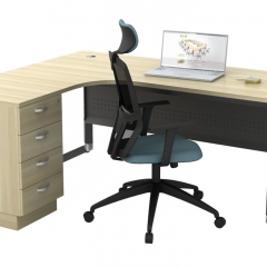 Superior Compact Table(L)+Fixed Pedestal-b