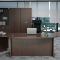 Director Table+Side Connection+Fixed Pedestal+Hight Cabinet