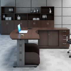 Executive Table+Storage Cabinet+CPU Trolley