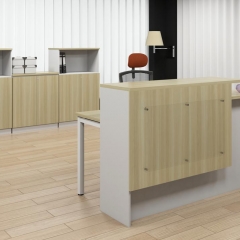 Executive Reception Counter+Storage Cabinet