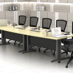 Boat-Shape Conference Table